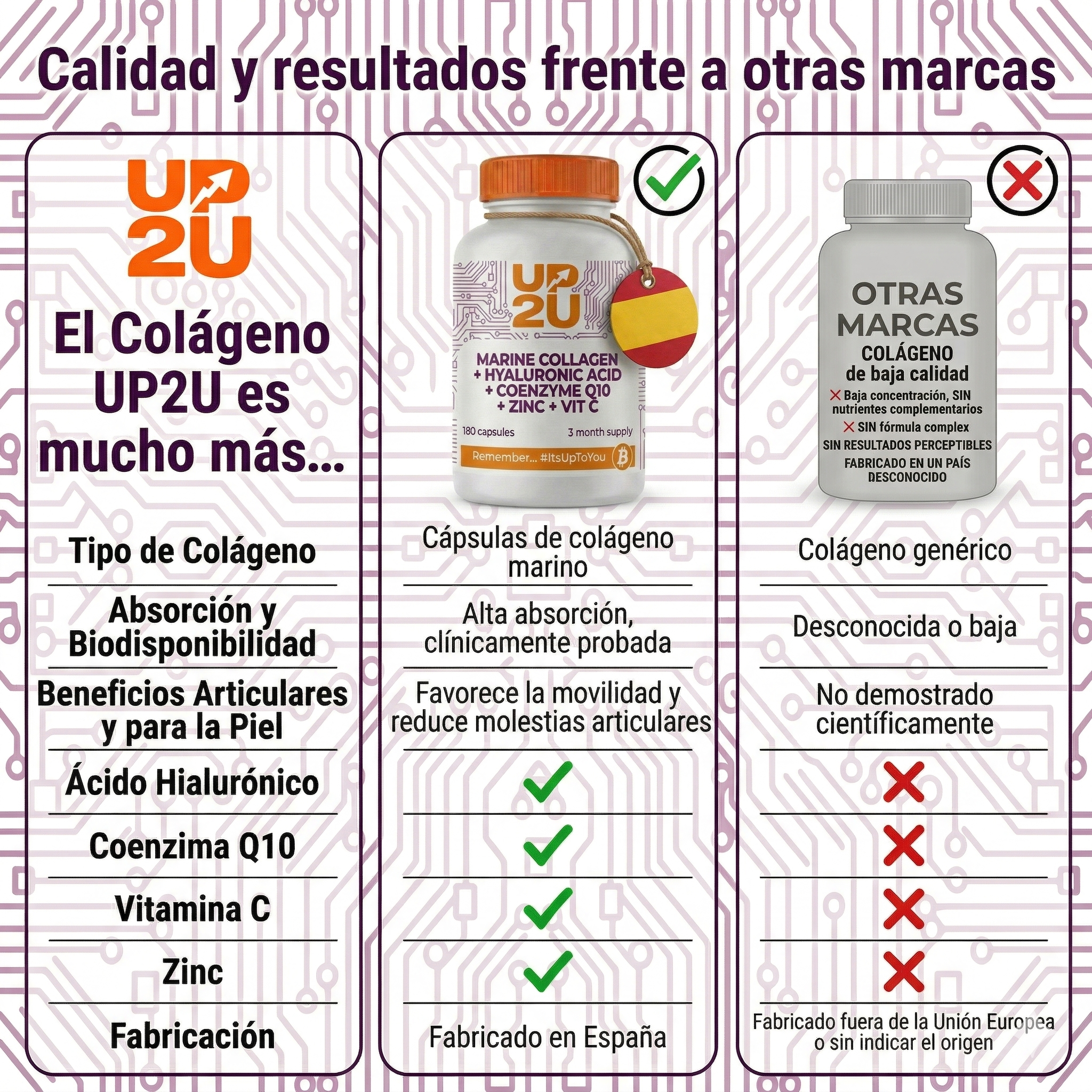 Colágeno Marino con Ácido Hialurónico y Conezima Q10