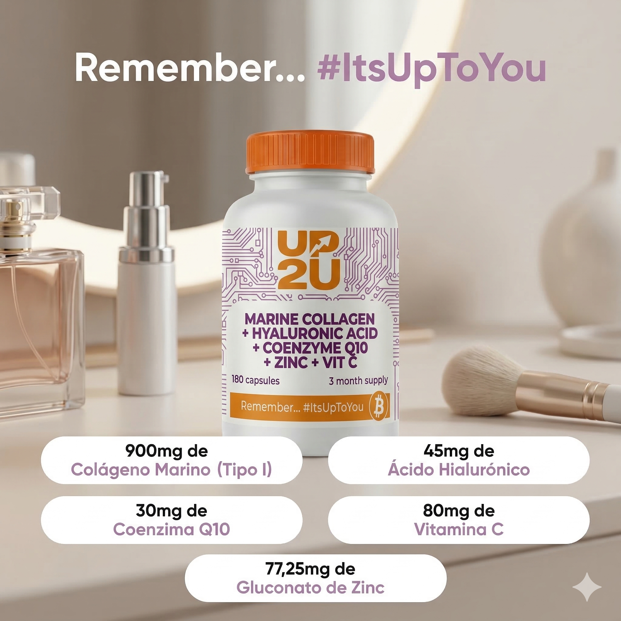 Colágeno Marino con Ácido Hialurónico y Conezima Q10