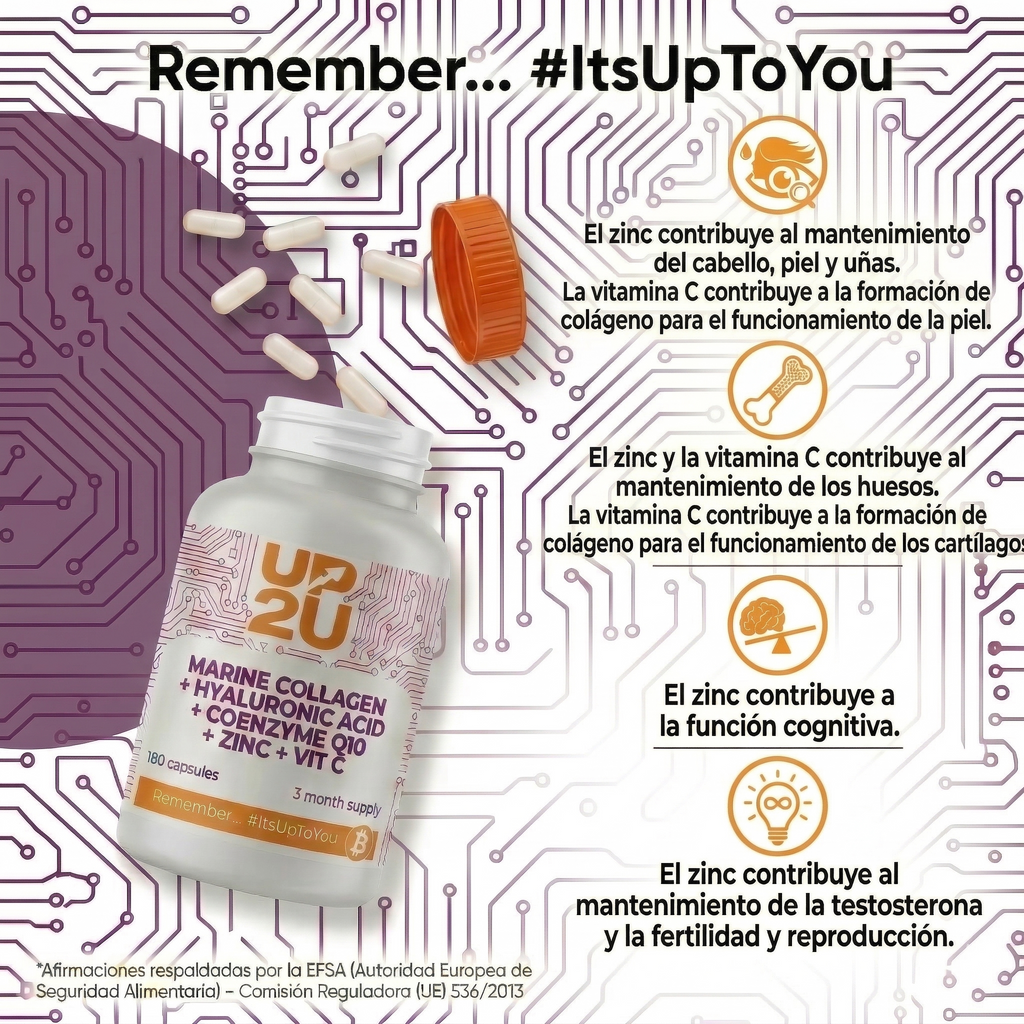 Colágeno Marino con Ácido Hialurónico y Conezima Q10